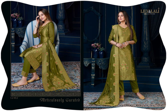 Silk Kari Vol 3 By Lily And Lali Silk Readymade Suits Catalog
